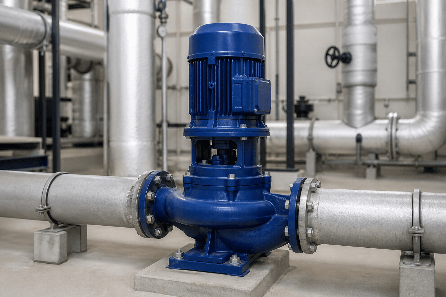 Inline Pompa Nedir? Grundfos TPE ve Wilo CronoLine Serileri